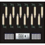 Krinner Superlight Bavaria Mini Flame 12 tk komplekt Ivory