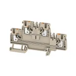 Weidm&uuml;ller L&auml;biv klemmliist A2T 2.5, 2,5 mm&sup2;, Beež, PUSH IN