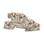 Weidm&uuml;ller AITB 2.5 BB L-L-PE paigaldusklemmliist, PUSH IN, 3-potentsiaaliga, 2,5 mm&sup2;, must