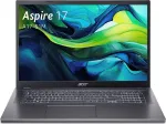 Acer Aspire 17 A17-51M S&uuml;learvuti - Intel Core 5 120U 1,4 GHz - 16 GB DDR5 RAM - 1.024 TB NVMe SSD - 17,3 inch Full HD LED - Windows 11 Pro - Intel Graphics - Wi-Fi 6E - Bluetooth 5.3 - H&otilde;bedane/Must