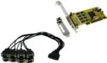 EXSYS EX-41388 PCI 8-pordiline RS-232 jadaliidese kaart madalaprofiilse kinnitusega (SystemBase)