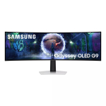 49-tolline OLED k&otilde;ver monitor Samsung S49DG934SU &mdash; 5120&times;1440 Dual QHD, 32:9, 0,03 ms, USB-hub, VESA, k&otilde;rguse reguleerimine, h&otilde;bedane