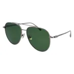 FERRAGAMO SF308S-44 Meeste ristk&uuml;likukujulised p&auml;ikeseprillid - pruun Havana atsetaatraam, hallid pol&uuml;karbonaat l&auml;&auml;tsed, UV400 kaitse