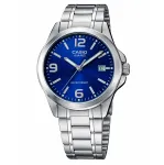 CASIO LTP-1215A-2A naiste analoogkvartskell 28mm sinise numbrilaual ja roostevabast terasest k&auml;ev&otilde;ruga