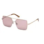 WEB EYEWEAR Naiste p&auml;ikeseprillid WE0210-28Y Havana pruun atsetaat kandiline raam UV400