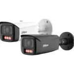 DAHUA 6MP Bullet IP Camera with Warm Light, Active Deterrence, 3,6mm Lens, IP67, Black