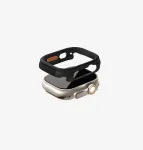 UNIQ Valencia kaitse&uuml;mbris Apple Watch Ultra / Ultra 2 / Ultra 3 49mm, Midnight Black