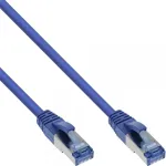InLine patch-kaabel S/FTP PiMF Cat.6A halogen free 500MHz blue 2m