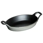 Ovaalne mini k&uuml;psetus- ja vormiroog Staub 250 ml grafiit