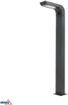 BEMKO SOLVEO Hybrid LED Garden Bollard Light, 7W, 600lm, CCT 3000K/4000K/6500K, 80cm, IP65, Dark Grey, PIR Sensor