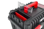 AWTOOLS AW30533BL 12-lahtriga t&ouml;&ouml;riistakorraldaja kast l&auml;bipaistva kaanega, Must