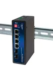ALLNET ALL-SGI8104v3 t&ouml;&ouml;stuslik haldamata Layer 2 l&uuml;liti, 6 porti GbE, 4x GbE RJ45, 2x SFP, ventilaatorita, IP40