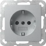 GIRA 418026 SCHUKO pistikupesa System 55 pealepandav alumiinium