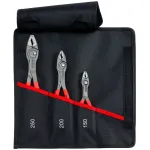Knipex rullitav kott TwinGrip esihaardetangide komplekt, 3-osaline, pikkused 150/200/250 mm, punane