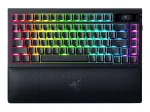 Mehaaniline m&auml;nguriklaviatuur Razer BlackWidow V4 Pro 75% juhtmevaba, 4000 Hz k&uuml;sitlussagedus, oranž Tactile l&uuml;litid
