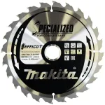 Makita Efficut E-01915 ketassaeketas puidule, 235 mm, 24 hammast, Makita DHS900, DHS900Z, DHS900ZU jaoks