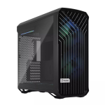 Arvuti korpus Fractal Design Torrent Tower Black &mdash; toetab ATX/EATX/ITX, 2x180mm esiventilaatorit, 2x3,5-tollist pesa, 4x2,5-tollist pesa, karastatud klaas