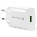 Telefonilaadija 1x USB 18 W QC 3.0 VALGE on Everactive toode meie mobiilseadmete laadijate valikust. Esilet&otilde;stetud omadused: valge viimistlus, kaal 52 g jne.