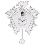 NeXtime klok 2999 Cuck a Do It Yourself, 40 x 55 cm, seinale, valge