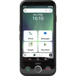Nutitelefon Doro Aurora A10 4.5 tolli 4GB 64GB Must