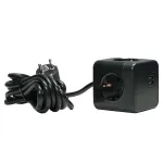 Microconnect GRUCUBE2USB-B3 pikendusjuhe 3 m 3 vahelduvvoolu pistikupesa(t) Siseruumidesse Must