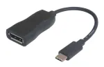 Garbot 31.20.9006 USB-C&ndash;DisplayPort kaabel, USB 3.1, isane/emane, 15 cm, must