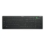 Contour Design Active Key Contour QuickClean Meditsiiniline klaviatuur eemaldatava kaanega, t&auml;issuuruses, juhtmevaba, must, DE C8112