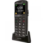 Bea-fon SL260 Silver Line nupptelefon, 2,2 tolli, 176 x 220, microSD, must/h&otilde;bedane