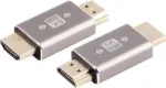 HDMI-A adapter ShiverPeaks 10-01055 8K metallist, HDMI t&auml;issuuruses HDMI t&auml;issuurusele