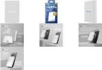 Akupank Varta Mag Pro Wireless 5000 &mdash; LiPo 5000 mAh, 3,7 V, juhtmevaba laadimine, 2-seadme v&auml;ljund, valge