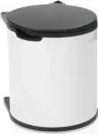 Pr&uuml;gikast Brabantia 428081 15L &uuml;mmargune must valge