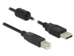 USB-kaabel DeLOCK 0,5 m USB 2.0-A USB 2.0-B Must
