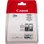 Canon PG-560 must ja CL-561 v&auml;rviline tindikassettide mitmikpakend
