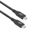 USB-C-kaabel ACT AC7442 2m 10Gbps 60W Must