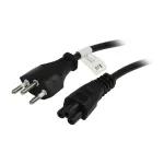 Synergy21 Netzkabel 230V Schweiz(Stecker)J12/Kaltger&auml;te C5(Buchse,Michymouse), 1,8m, Black,