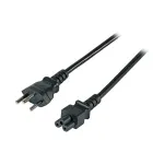 EFB-Elektronik toitejuhe &Scaron;veitsi t&uuml;&uuml;p 12 - C5 180&deg;, must, 1,8 m, 3 x 0,75 mm&sup2; Tootja: EFB Elektronik (EK495.1,8V2)