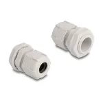 Kaablitihend M20 DELOCK, plastik, hall, 10 tk pakk