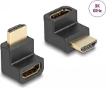 DeLOCK High Speed HDMI adapter isane emasele nurga all 8K 60 Hz must