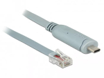 DeLOCK 89892 USB 2.0 Type-C serial RS-232 RJ45 kaabel, 5 m, hall