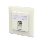 METZ CONNECT &uuml;henduspesa E-DAT C6A LSA++ 1 port UP puhasvalge