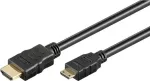HDMI-kaabel WENTRONIC Mini HDMI - HDMI High Speed Ethernetiga, 5 m