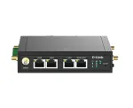 D-Link 4G LTE M2M VPN Wi-Fi ruuter, mobiilsidev&otilde;rgu ruuter, must, DIN-liistule paigaldatav, 802.11b, 802.11g, Wi-Fi 4 (802.11n), 300 Mbit/s, 4G