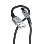 Verbatimi s&uuml;nkroonimis- ja laadimiskaabel USB-A &ndash; USB-C 120 cm, 1.2 m, USB A, USB C, USB 2.0, 0.48 Gbit/s, must