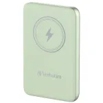 Verbatim Charge 'n' Go magnetiline juhtmevaba akupank 10000 mAh, roheline