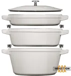 Staub La Cocotte 4,2 L &uuml;mmargune malmpott k&uuml;psetusvorm