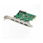 PCIe USB 3.0 kaart Inateck KTU3FR-4P &mdash; 4 USB 3.0 porti, 15-kontaktiline SATA toide