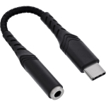 Audio adapter InLine 33054E USB-C 3,5 mm pesasse, sisseehitatud DAC, 15 cm kaabel