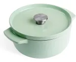 KitchenAid Emailitud Malmpott 22 cm, Pistaatsia