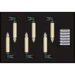 Krinner Superlight Bavaria Mini Flame 6 tk. komplekt Ivory