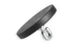 Eichner Magnetic Hook Black, Metal &Oslash; 4.3 x 6,0 cm, 5 Pieces